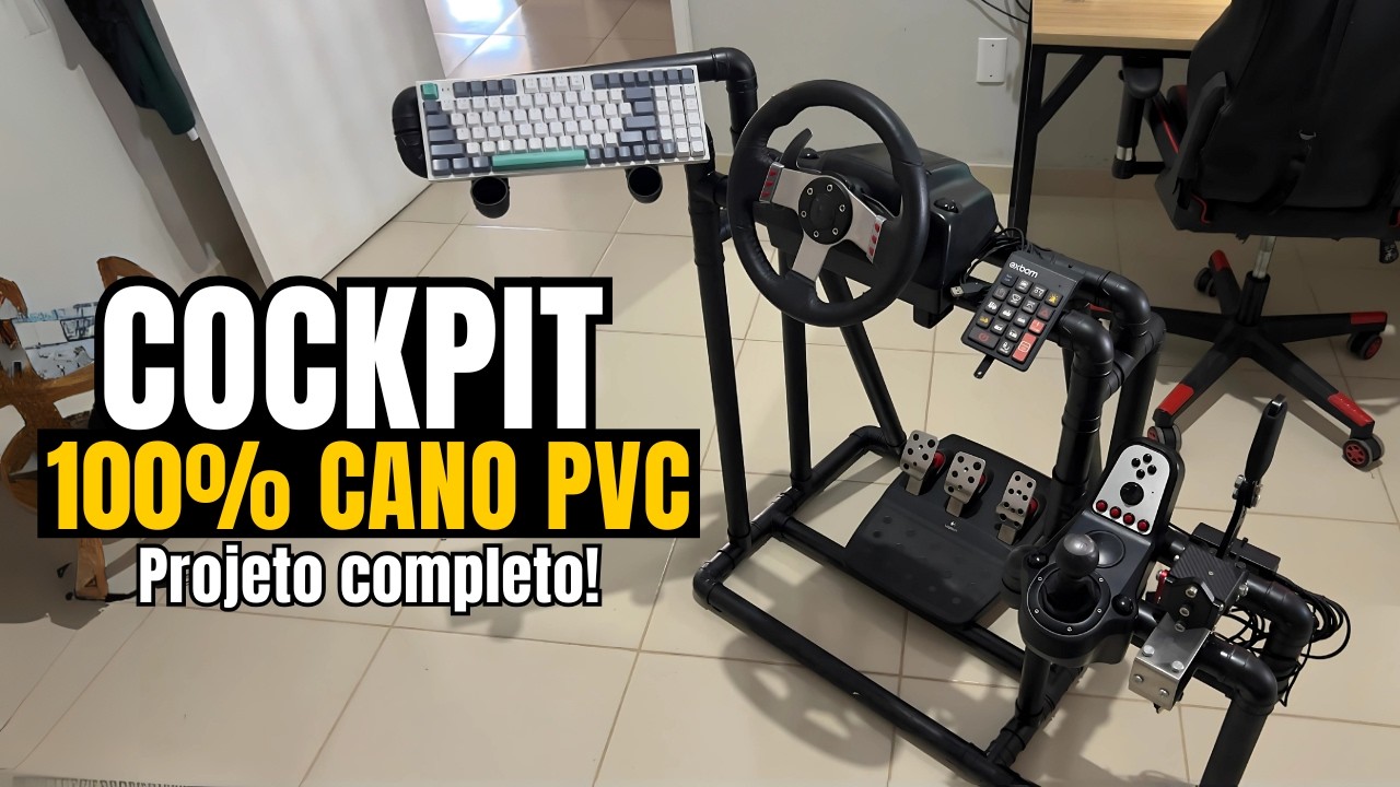 COCKPIT DE CANO PVC - PRIMEIRO VÍDEO DO CANAL