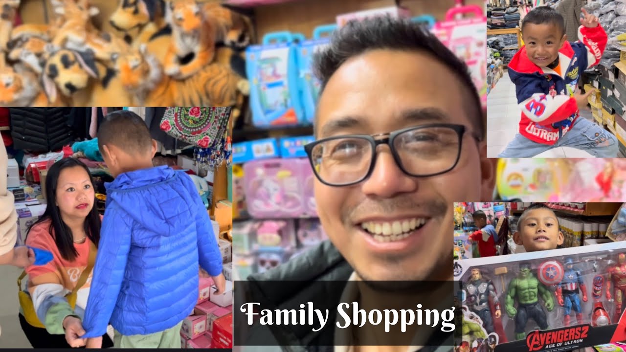 Family Shopping ❤️❤️❤️❤️ # Tawang Old Market