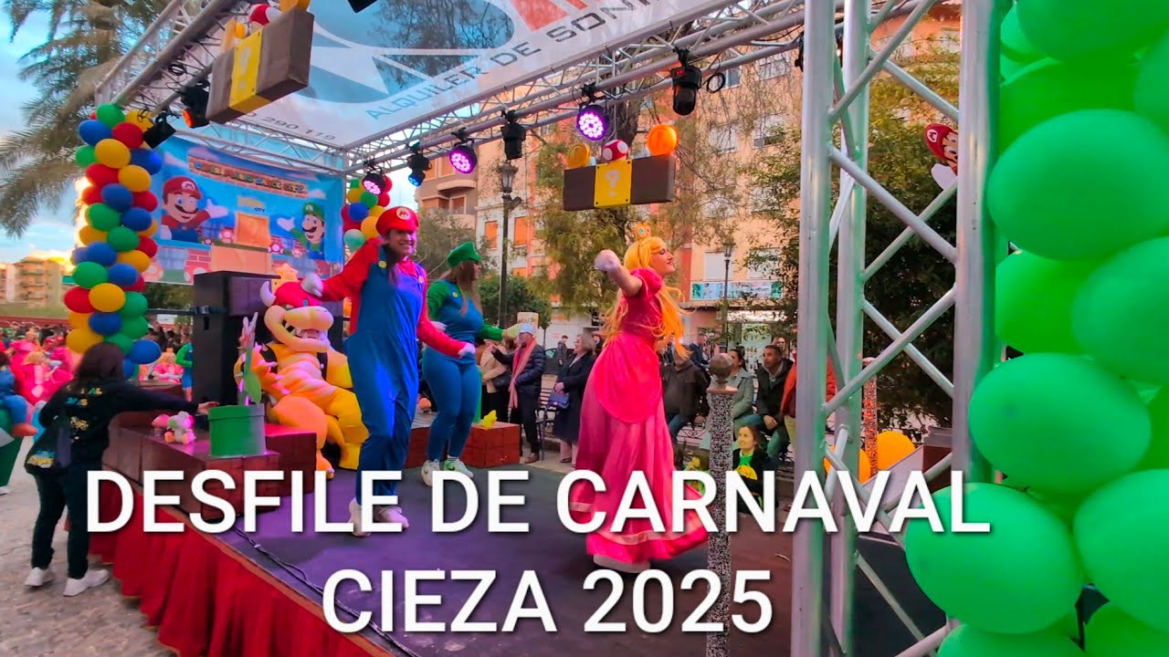 DESFILE DE COMPARSAS DE CARNAVAL DE CIEZA 2025. 4K