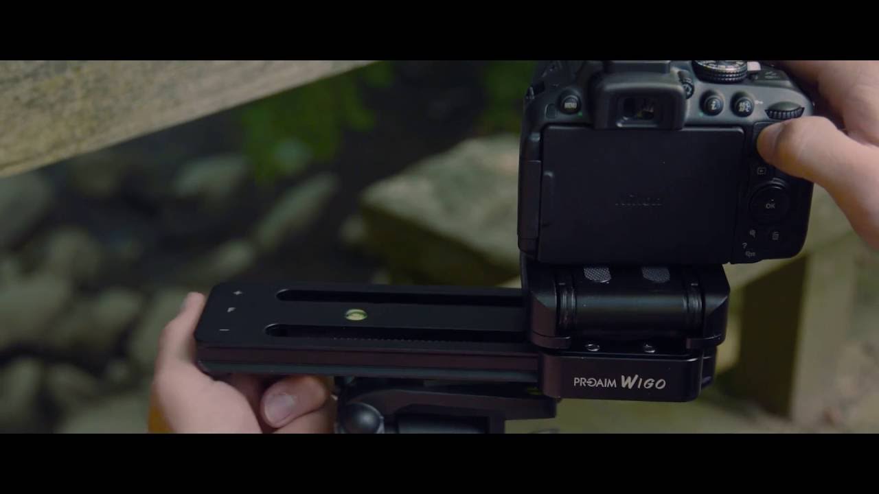 Proaim Wigo Portable DSLR Camera Slider | World's smallest video slider