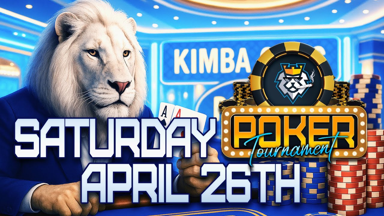 Saturday April 26th! Saturday Poker Tournament!! 