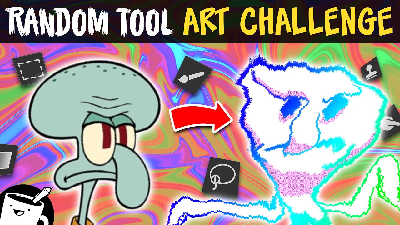 Random Photoshop Tool Drawing Challenge 2