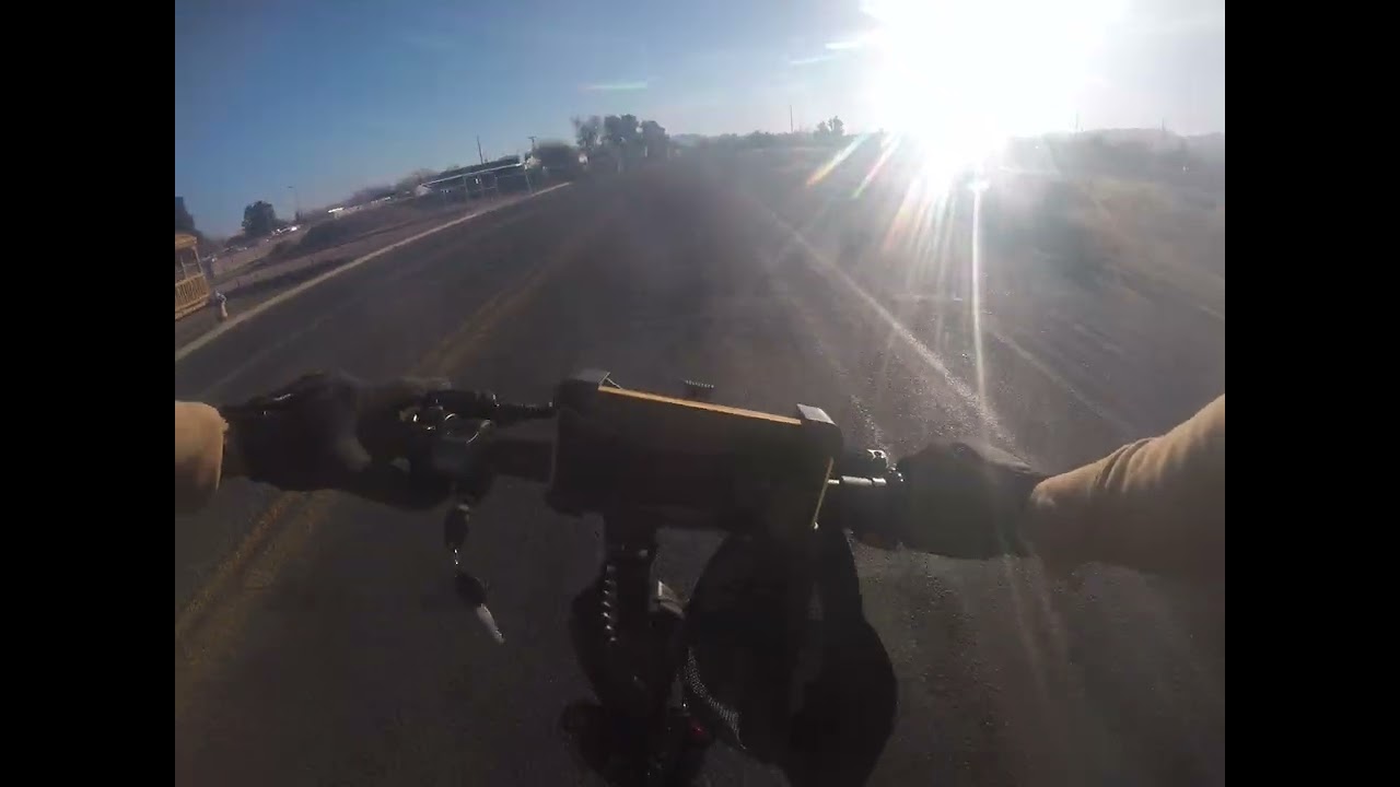 Passing cars on a scooter lol