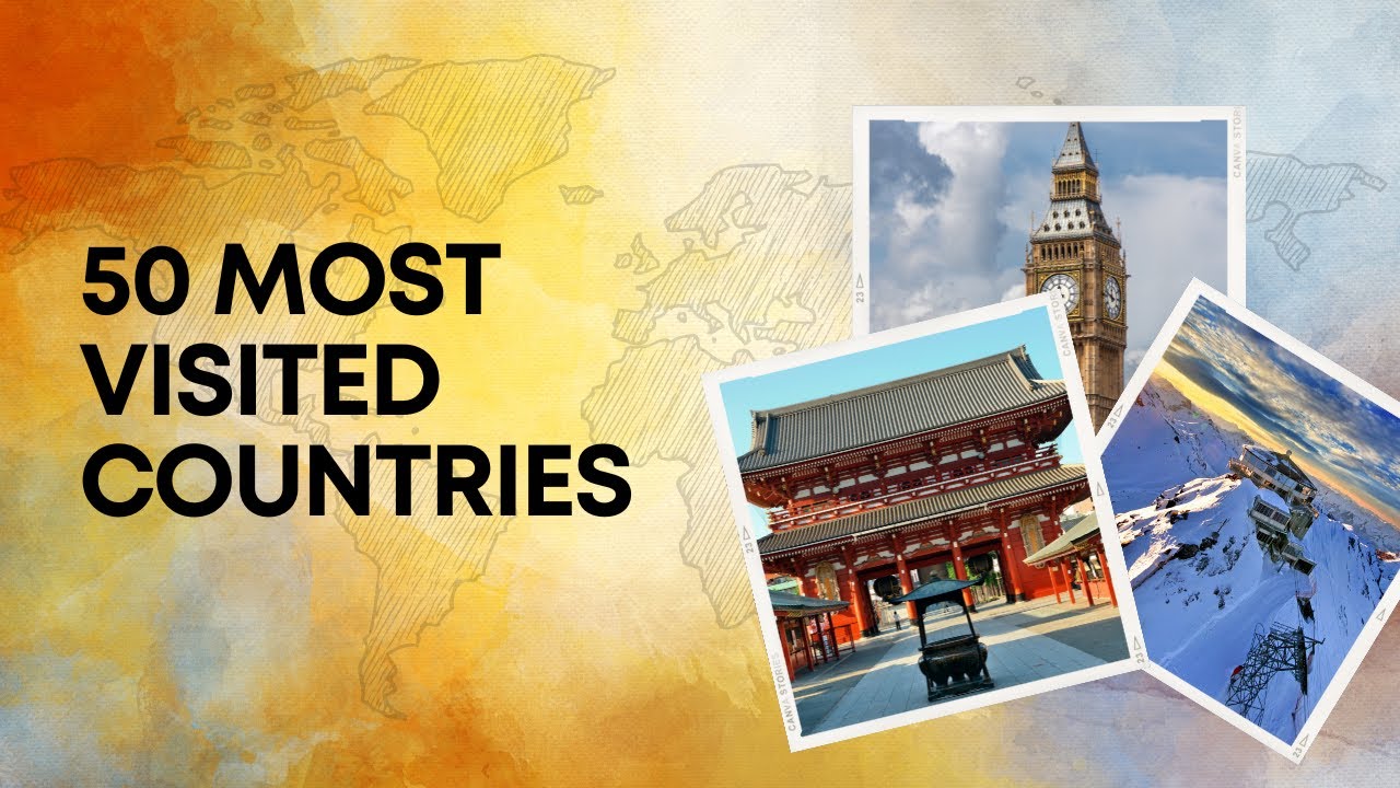 Top 50 Most Visited Countries in the World