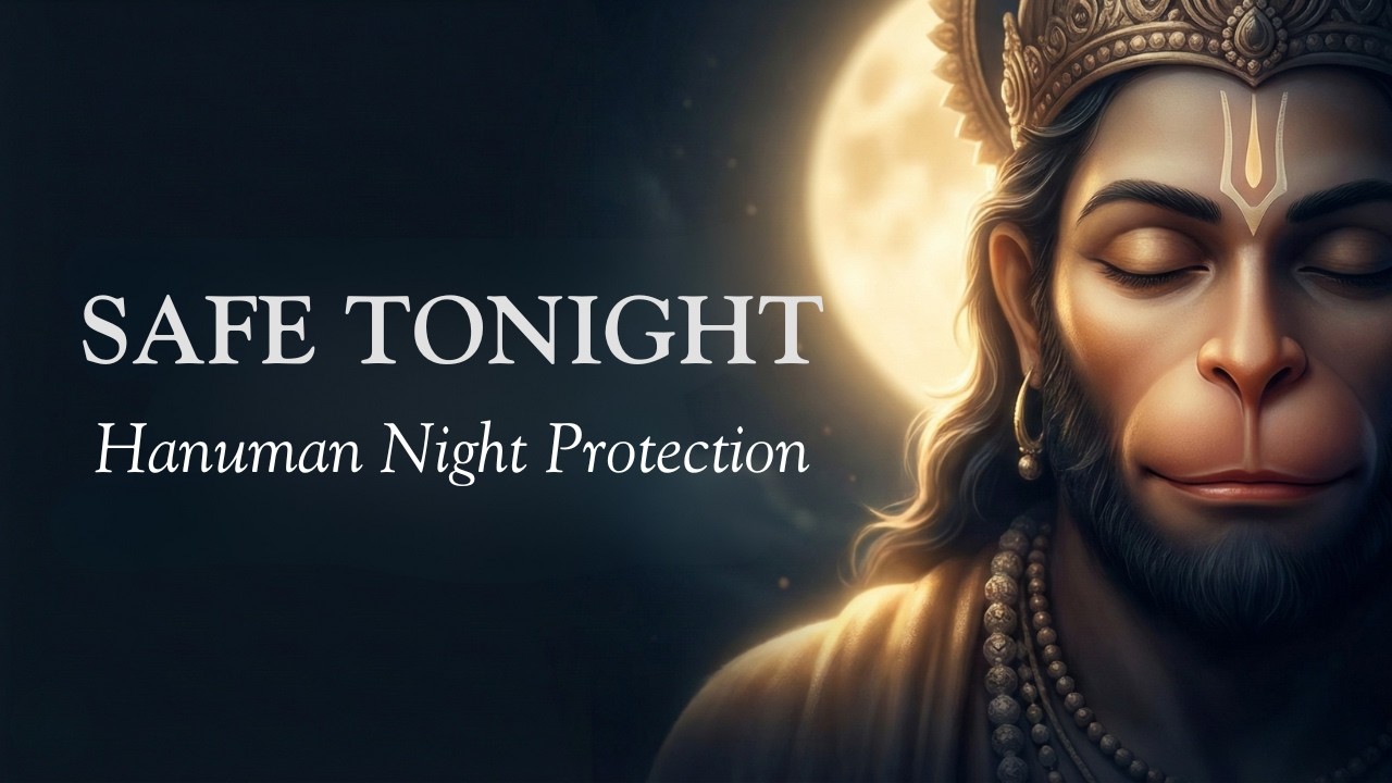 You Are Safe Tonight | Hanuman Night Protection Mantra | Deep Peace & Sleep