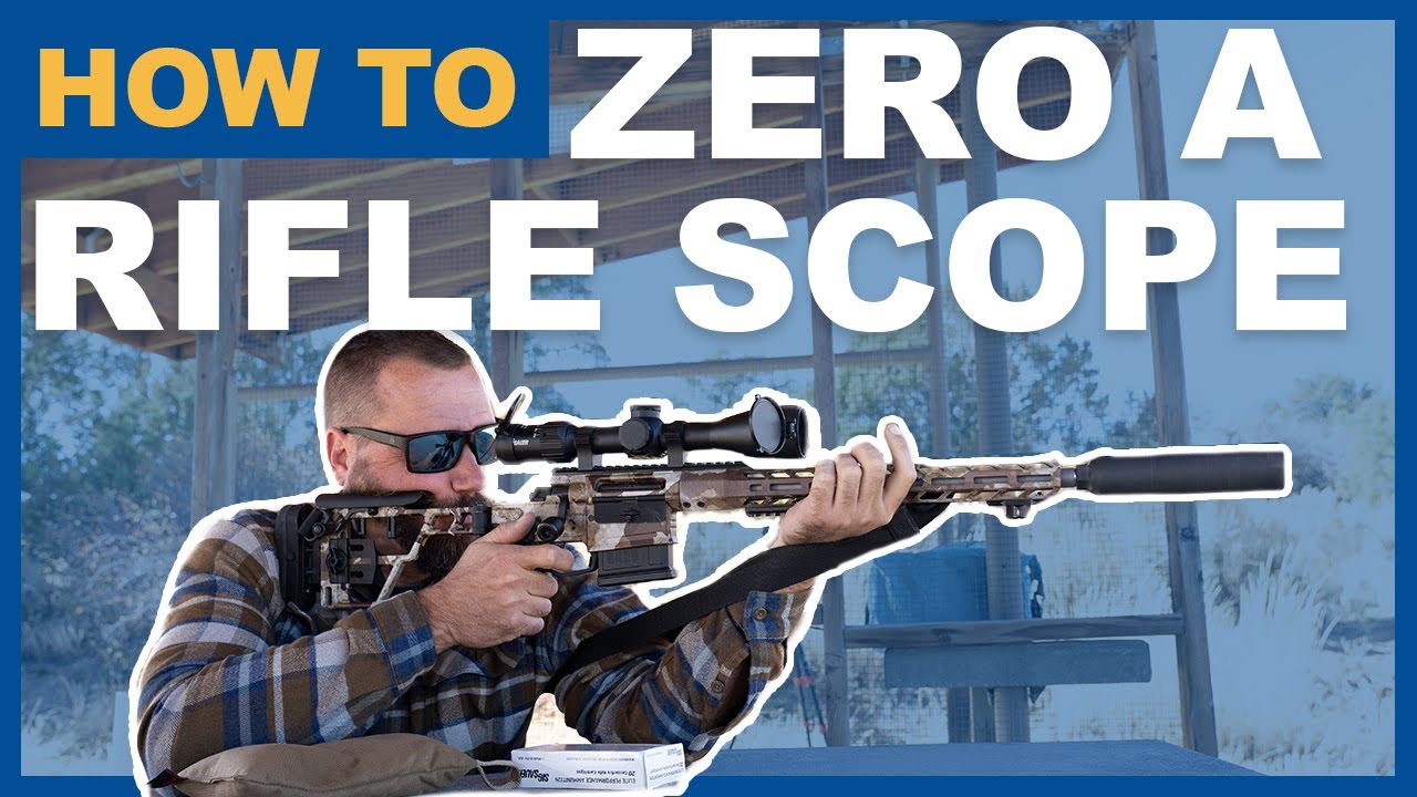 Как пристрелять прицел винтовки Sig Cross Bolt-Action с прицелом Sierra