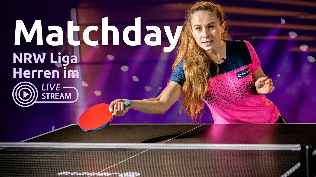 Tischtennis Livestream I SC Union Lüdinghausen - PSV Oberhausen I NRW Liga Herren I Tisch 1