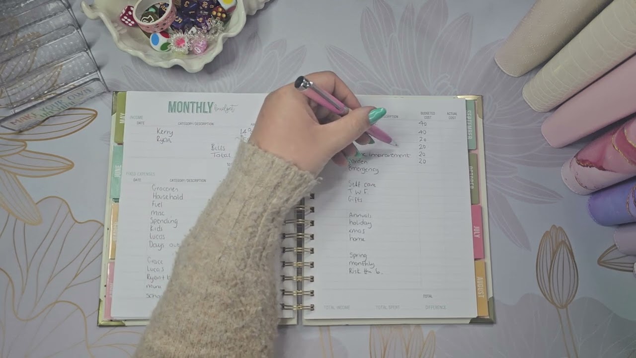 Budget with me for June! cash stuffing, sinking funds & savings challenges