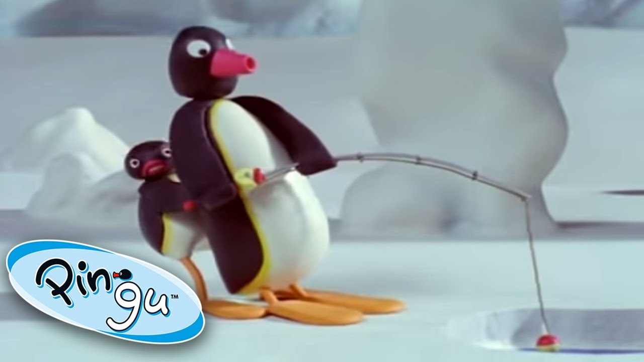 Pingu And His Dad Go Fishing! @Pingu - Official Channel Cartoons for Kids