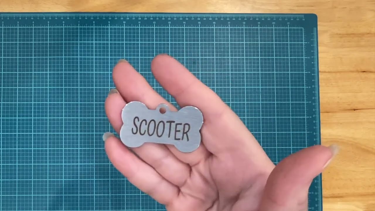 My First Metal Engraving Project on my xTool M1 Laser