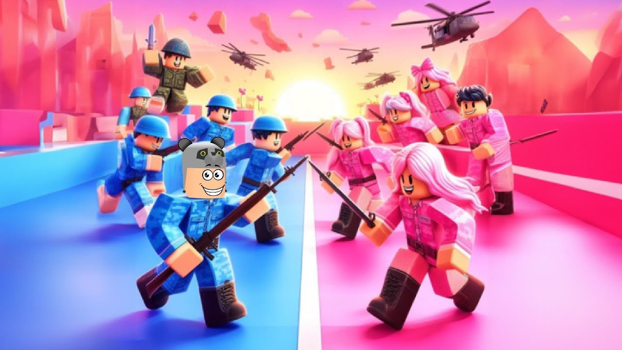 Kızlar vs Erkekler Savaş Oyunu Oynuyorum !! - Roblox BOYS VS GIRLS!