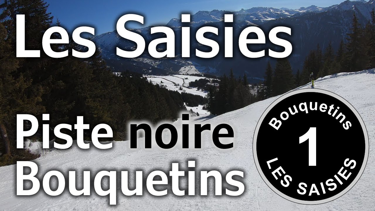 Les Saisies - Ski Alpin - Piste noire 