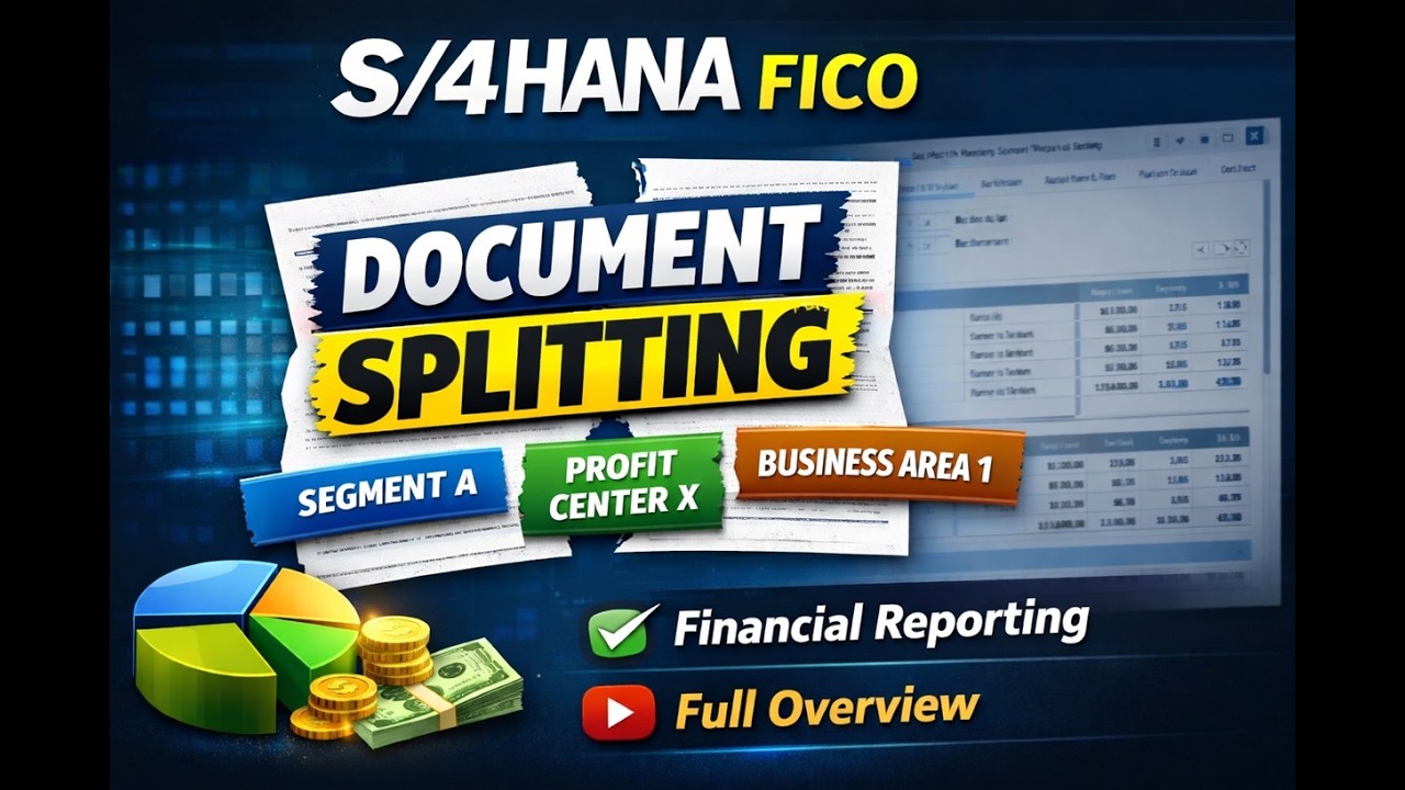 SAP S/4HANA FICO Document Splitting
