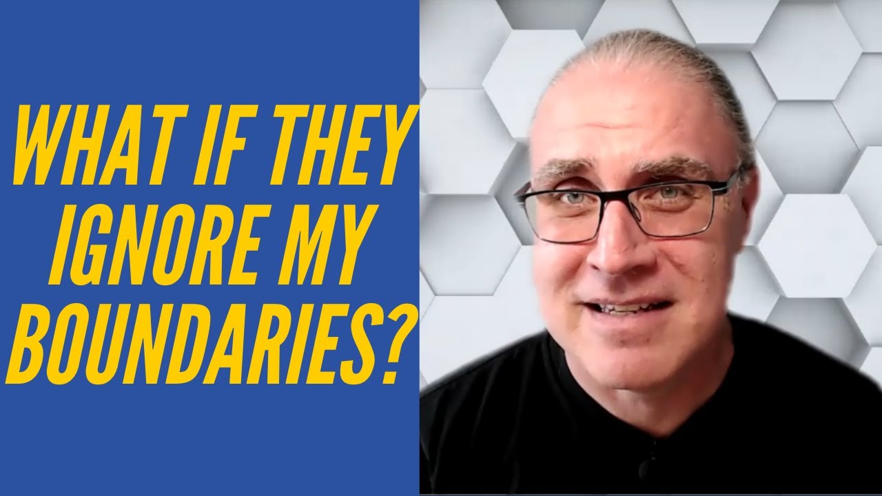 What do I do if the other person ignores my boundaries?