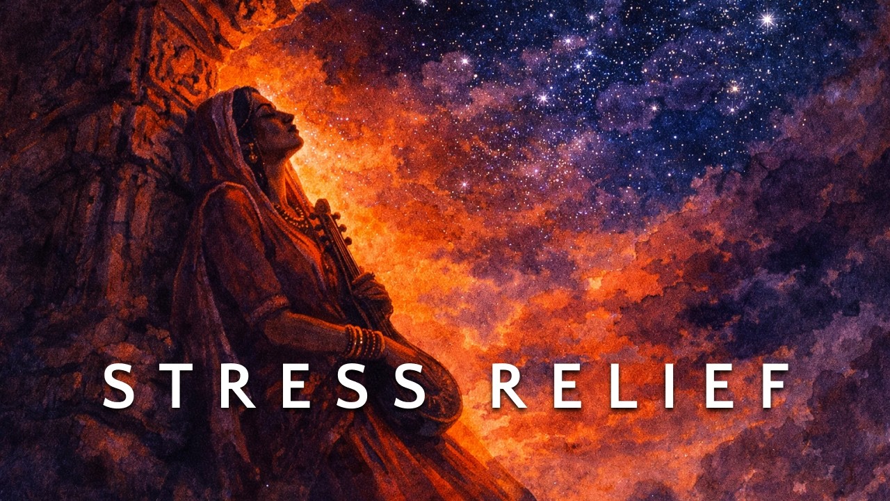 Ancient Ruins of Hampi | 2 Hours 432Hz Mystical Sitar for Deep Healing & Shanti