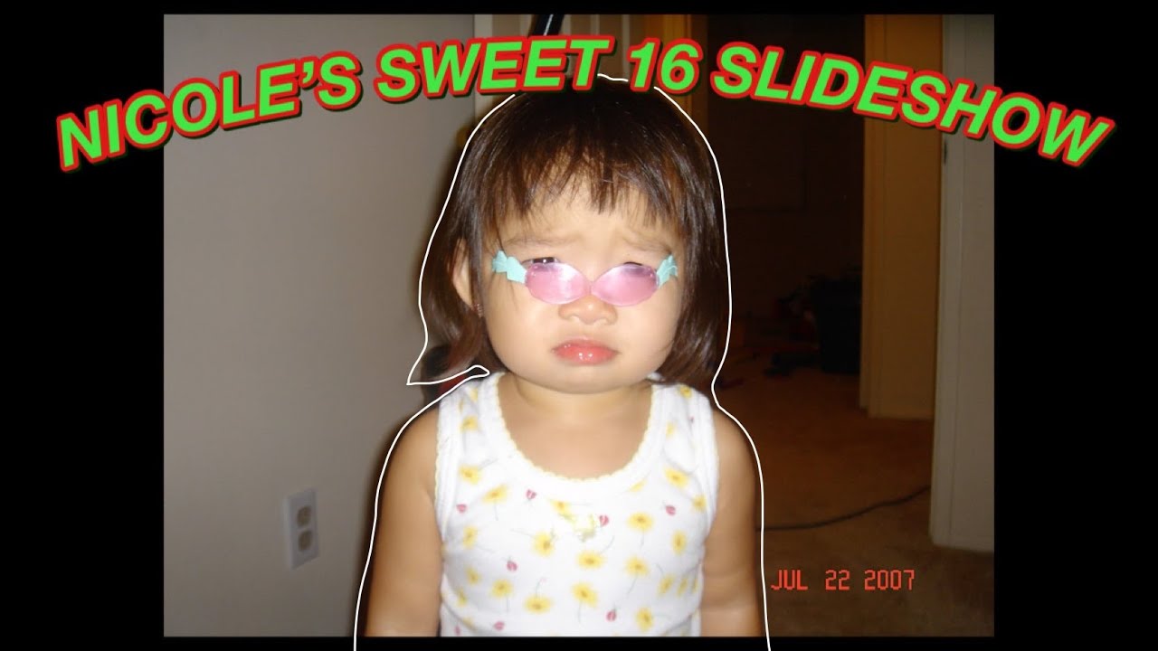 NICOLE'S SWEET 16 SLIDESHOW | Vlogmas Day 11!