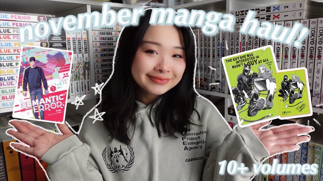 november manga haul! (10+ volumes!)