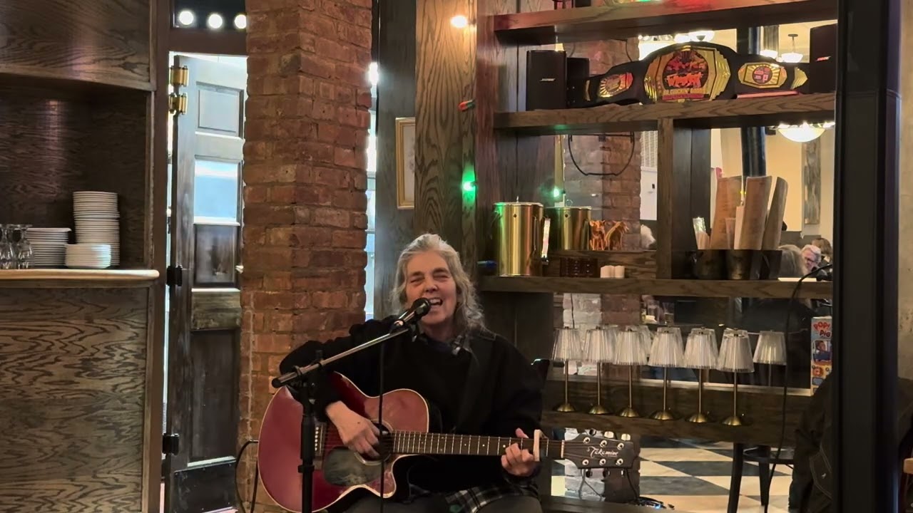 Miss Vickie at the 1st Open-Mic at the Piggy Bank  2-17-2026