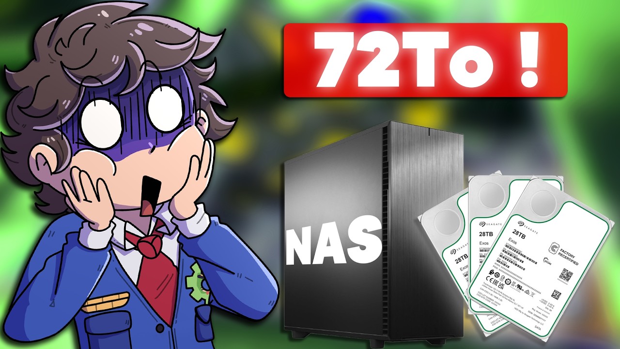 Je MONTE un NAS Unraid de 72To (2000€ 🤯)