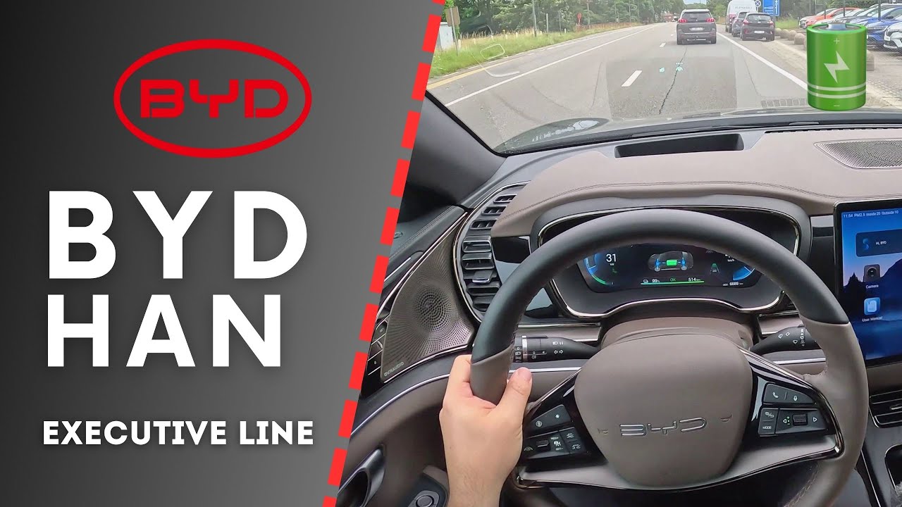 2024 BYD HAN Executive Line - Silent POV Test Drive, Exterior, Interior walkaround