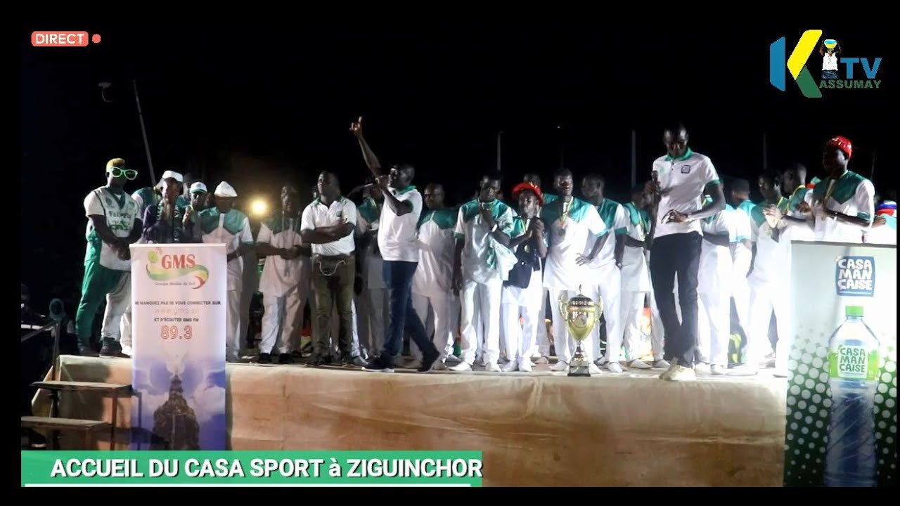 ACCUEIL DU CASA SPORT à ZIGUINCHOR