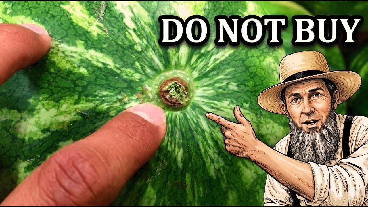 How to ACTUALLY Pick a Sweet Watermelon (The Old AMISH Way)