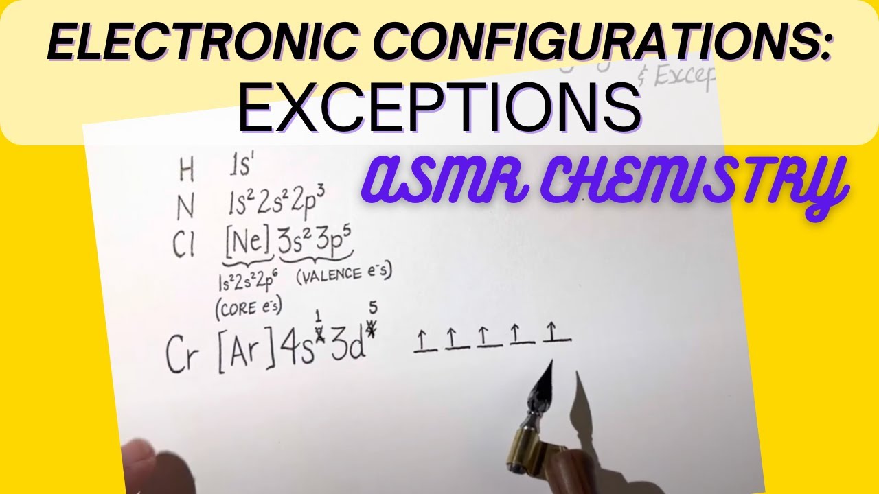 Electron Configurations with Exceptions | AP Chem & College Gen Chem