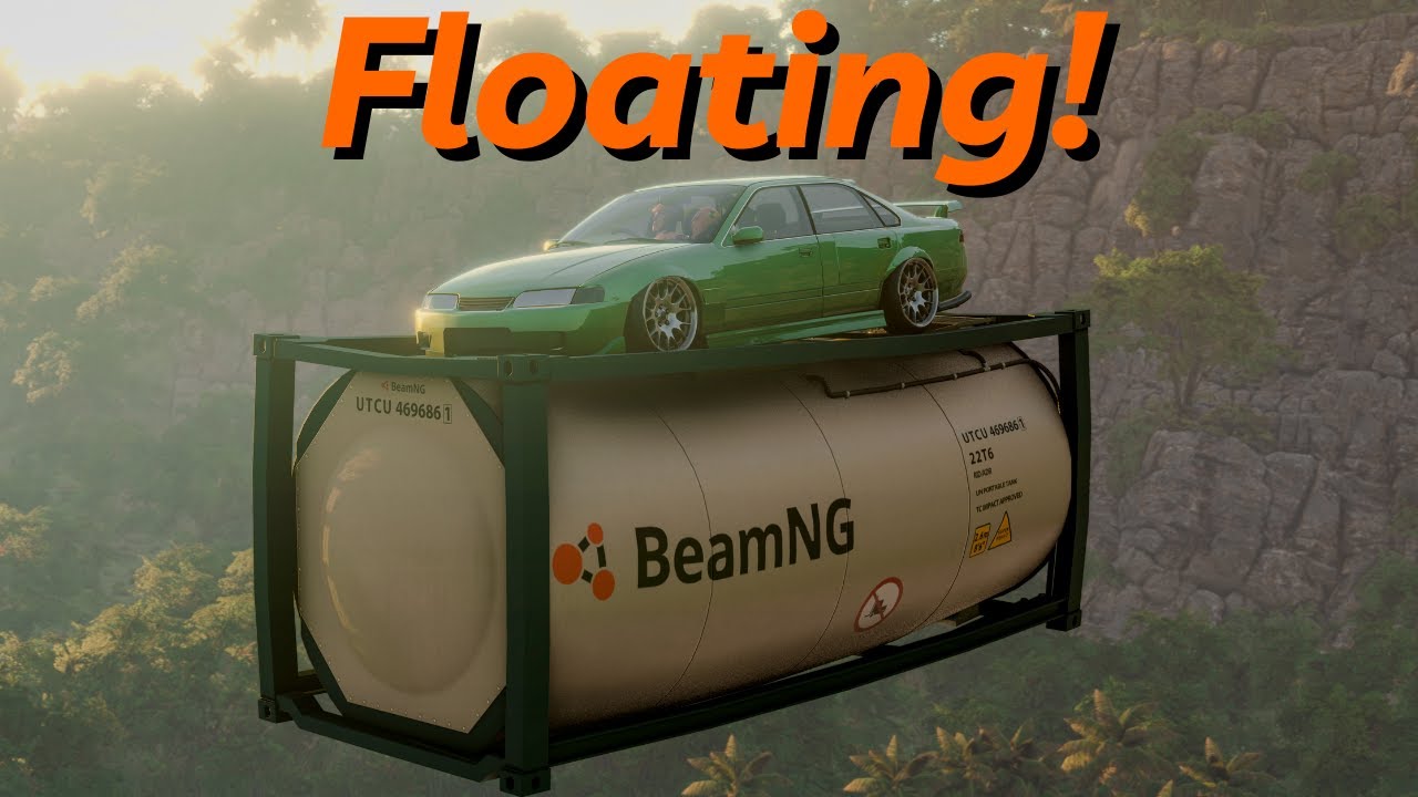 How to make objects/cars float in the air? | BeamNG.Drive Tutorial