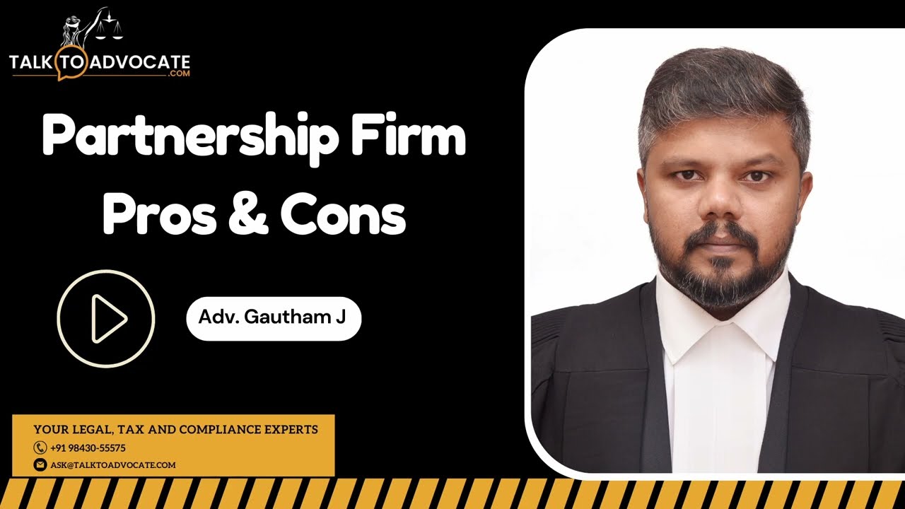 Partnership Firm - Pros and Cons