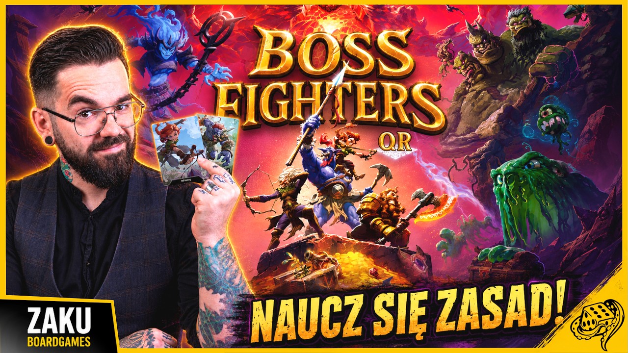 Pojedynki z Bossami dla Całej Rodziny! Instrukcja do gry BOSS FIGHTERS QR | Jak Grać | ZASADY