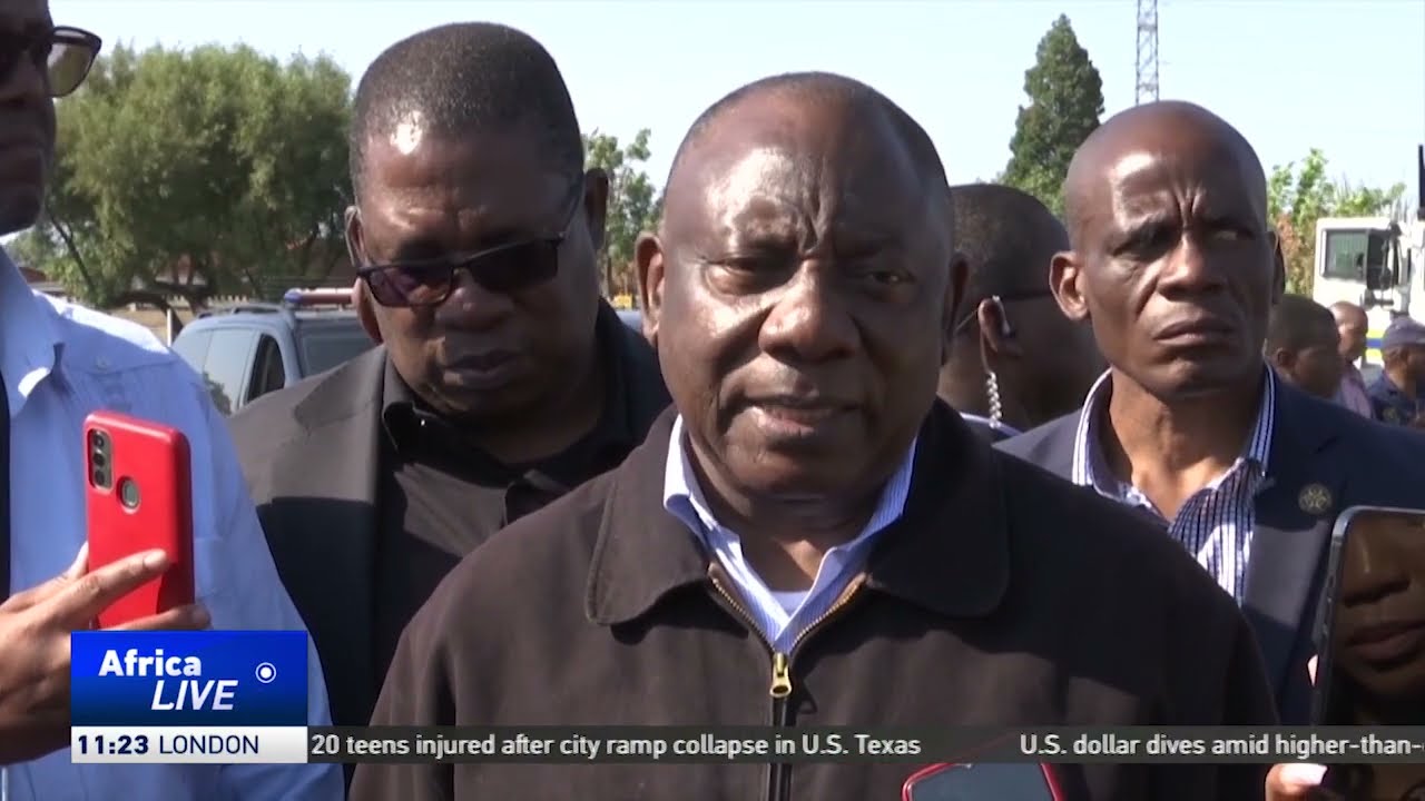 South Africa president says govt to blame for water problems in Gauteng