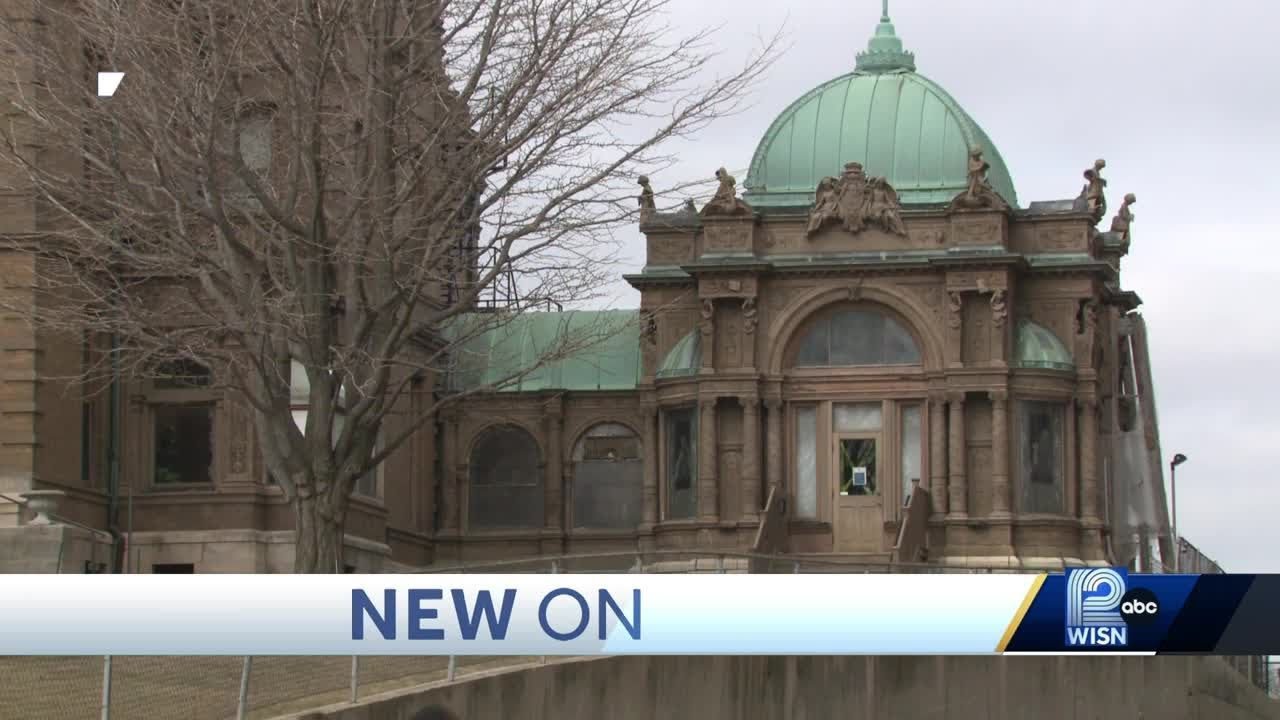 Pabst Mansion pavilion removed