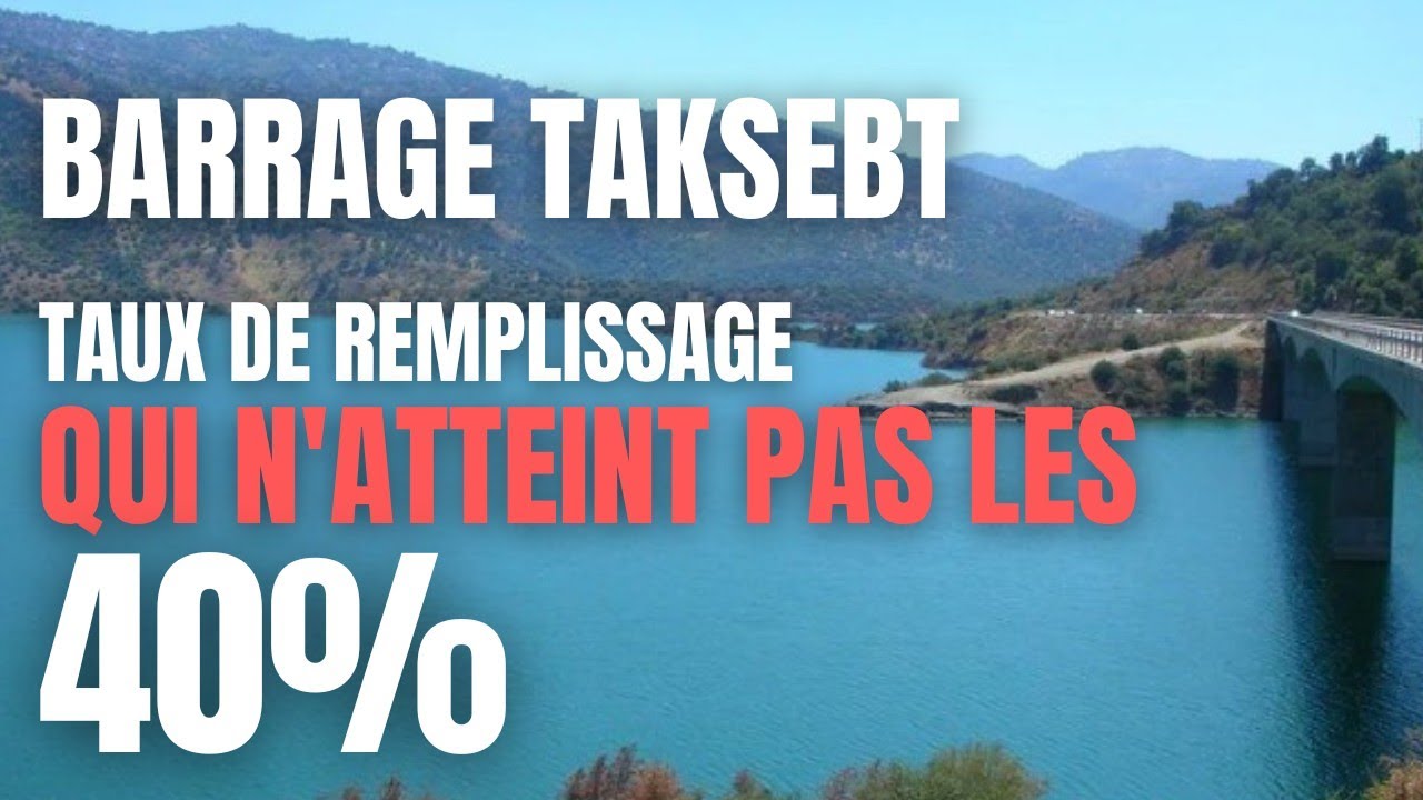 Barrage Taksebt, un trésor hydraulique de kabylie, Taux de remplissage inquiétant au 08/03/2025