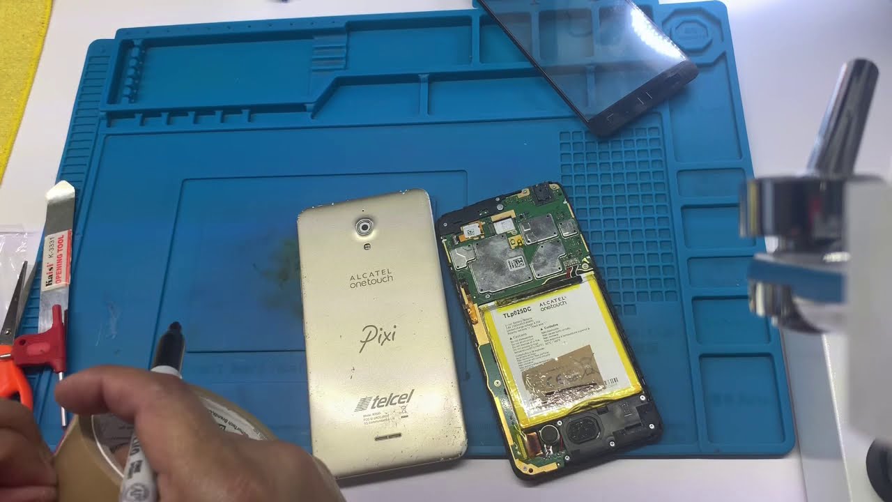 Cambio de táctil Alcatel one touch 8050