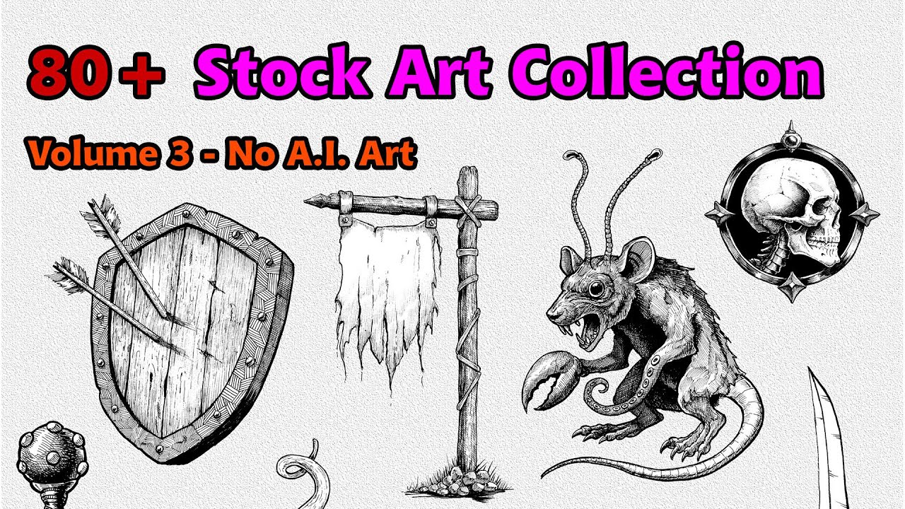 DrivethruRPG Clip Art Collection 03 - Fall, 2025