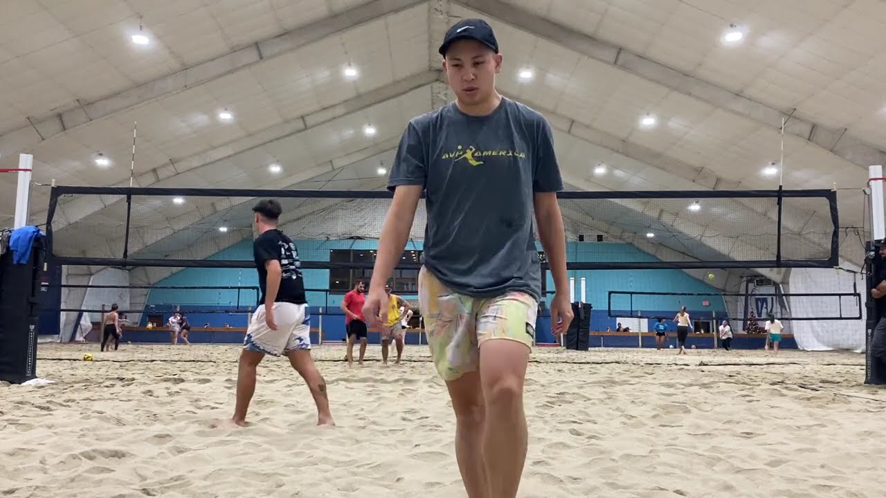 2vs2 Men's Beach Volleyball - Jonny/Steven vs Ambrose/Jordan pt 1 - League Game - 11/26/2025