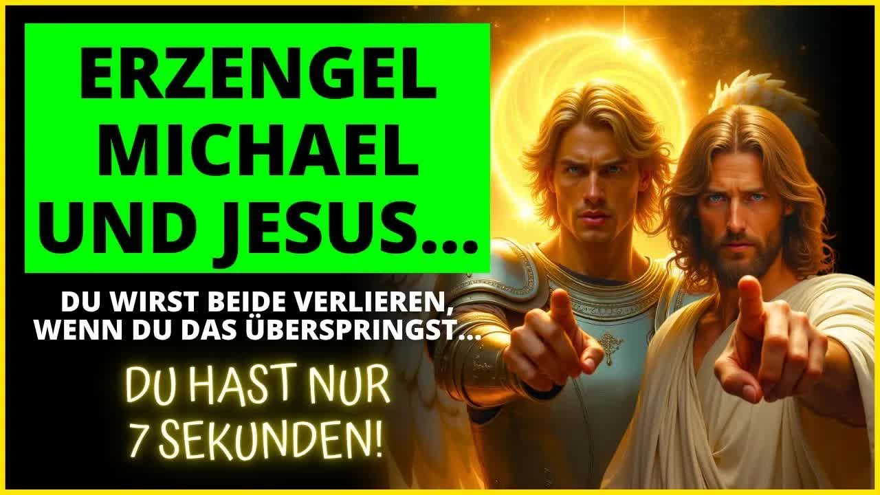😰 ERZENGEL MICHAEL UND JESUS ​​​​SAGEN, DU WIRST SIE VERLIEREN, WENN DU DAS ÜBERSPRINGST!