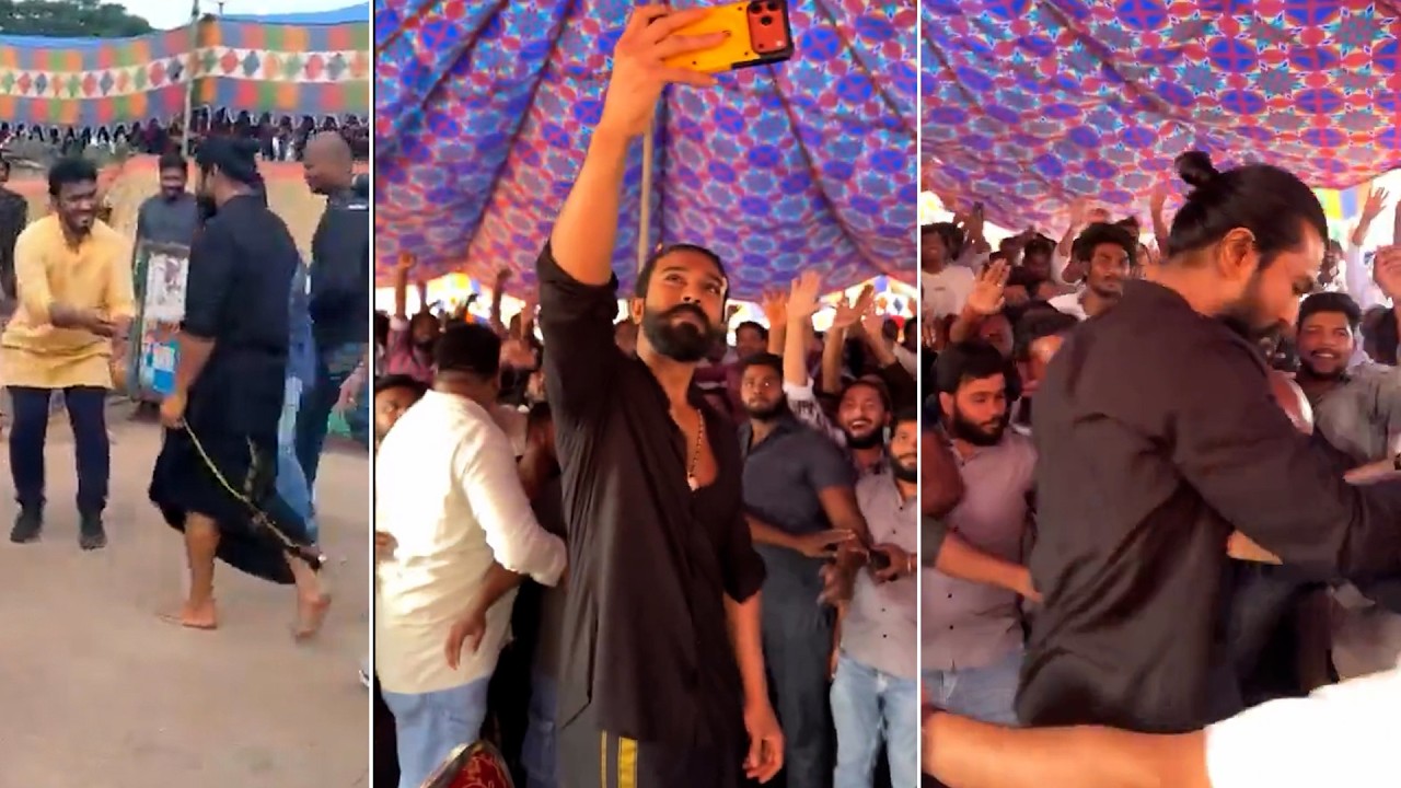 Ram Charan Met His Fans @ Peddi Shooting | Megafans Birthday Wishes to Ram Charan