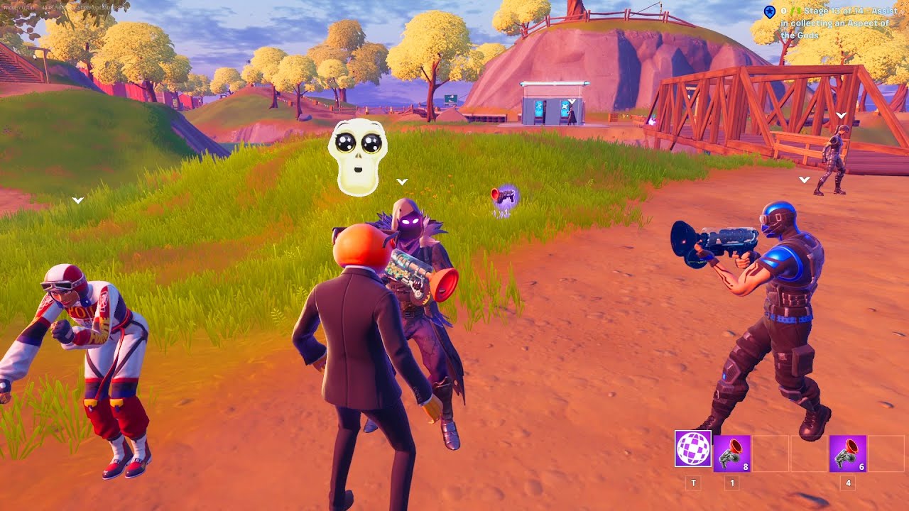 Trolling Players By doing Take the L on them (Party Royale)