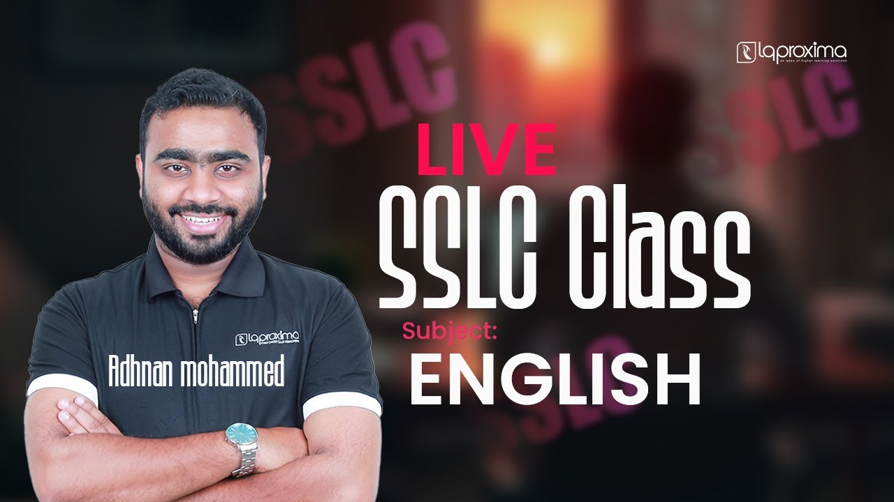SSLC English Live