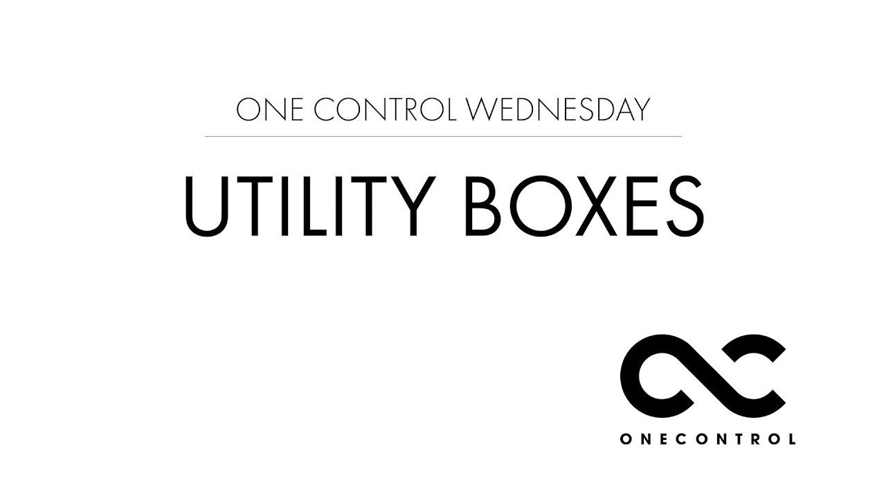 Utility Boxes || One Control Wednesday