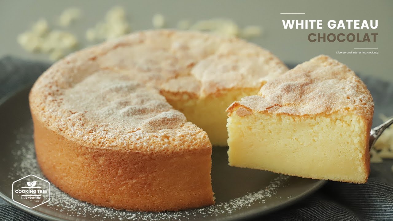 화이트 초콜릿 갸또 쇼콜라 만들기 : White Gateau Chocolat Recipe | Cooking tree