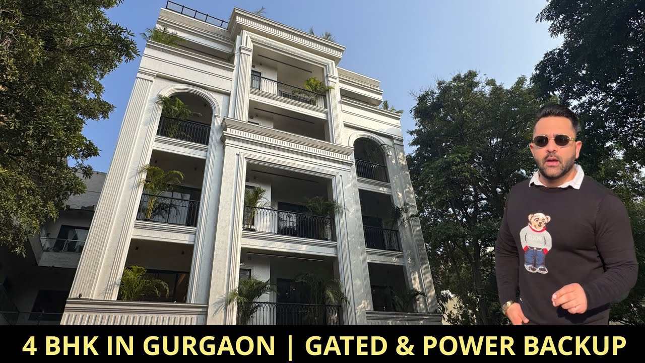 Sophistication at its Best - 4BHK Builder Floor | DLF Gurgaon | Power Backup and Gated