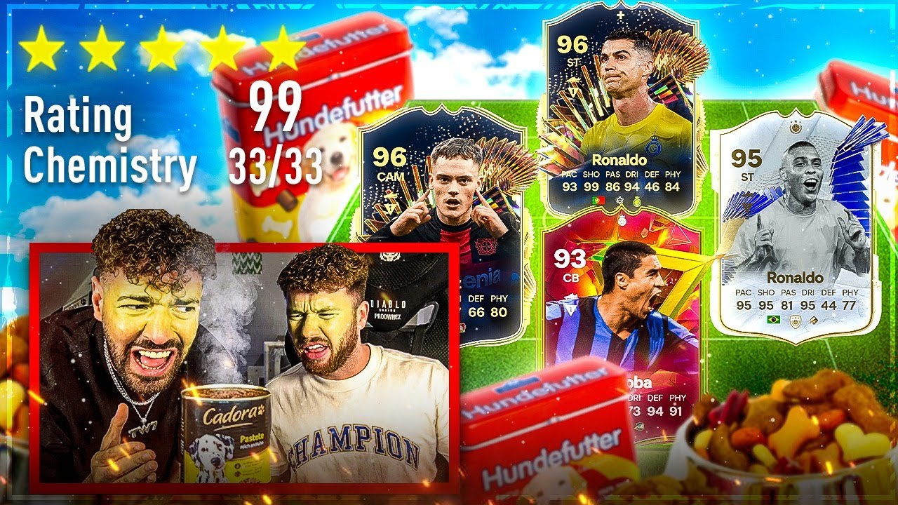 Wer muss HUNDEFUTTER ESSEN 🔥🔥🌶 FUT DRAFT CHALLENGE vs Proownez&nbsp;EA&nbsp;FC&nbsp;24&nbsp;!!