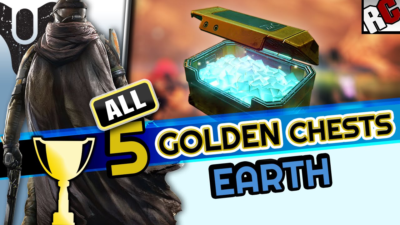 Destiny - GOLDEN CHESTS Earth - Achievement/Trophy Guide - All 5 gold chests locations