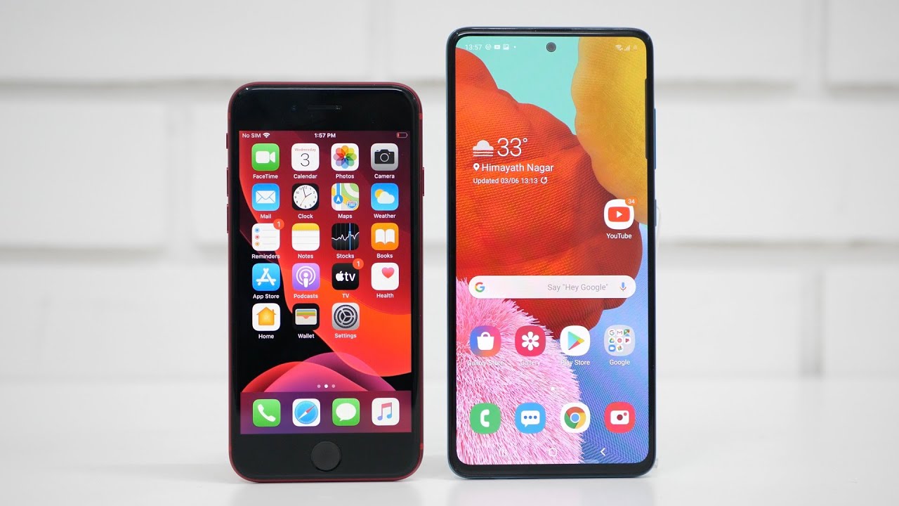 iPhone SE (2020) vs Samsung Galaxy A51 Practically Compared