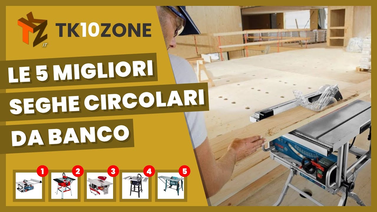 Le 5 migliori seghe circolari da banco