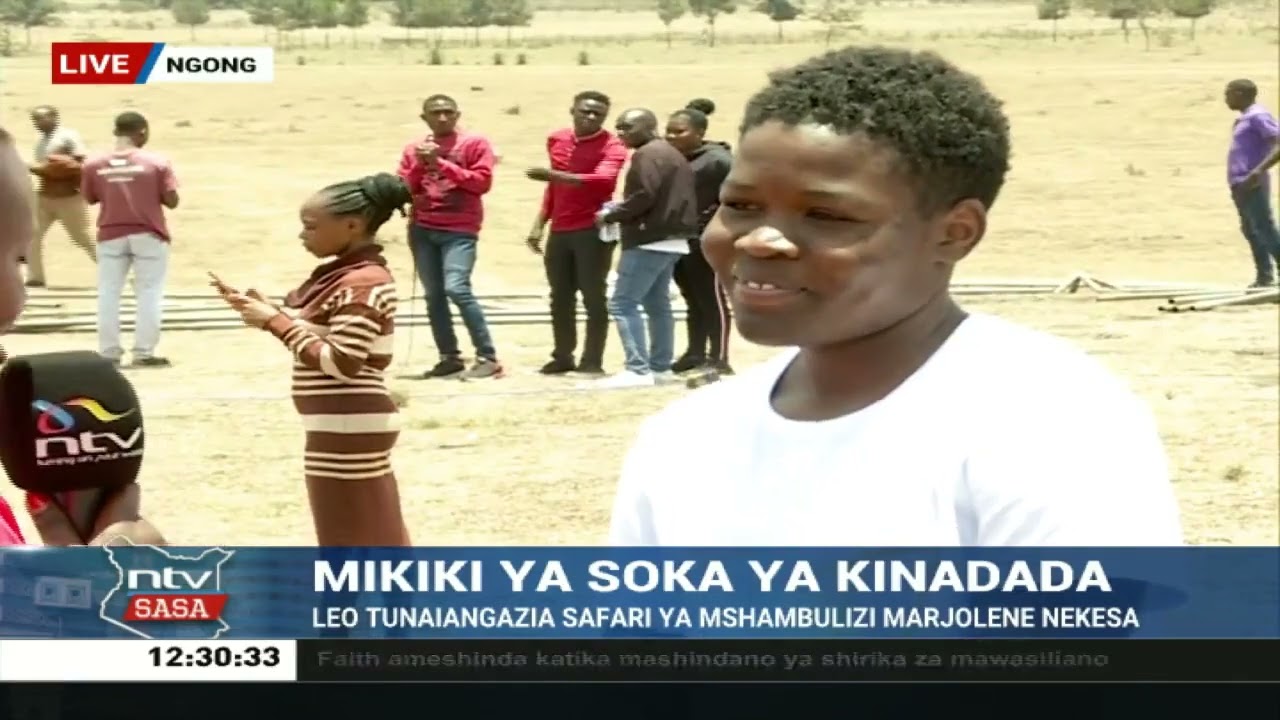 Mikikimikiki ya Kandanda na Marjolene Nekesa wa Harambee Starlets