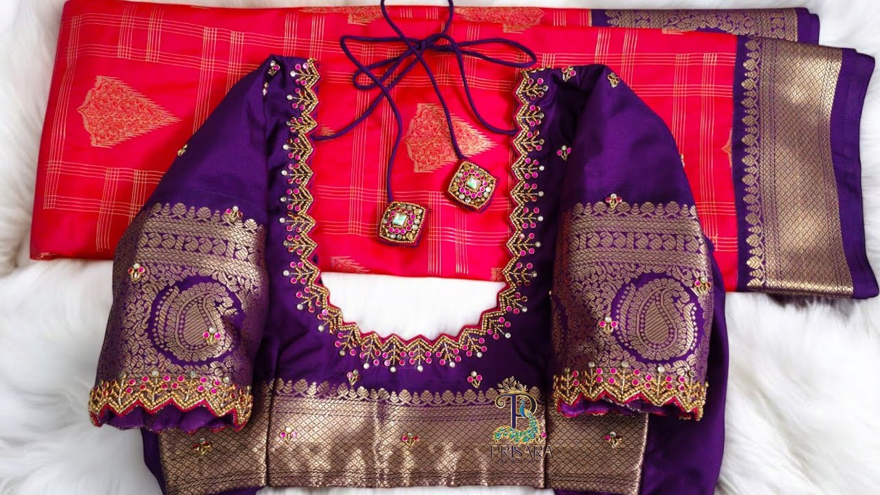 Zig Zag Cut Work Blouse | Beginner Friendly Bridal Design | Easy & Grand