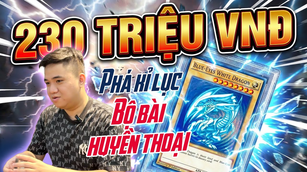 Tiếp tục phá kỉ lục của chính mình với bộ bài Rồng Trắng Mắt Xanh Huyền thoại của Minh Joe Chủ tịch